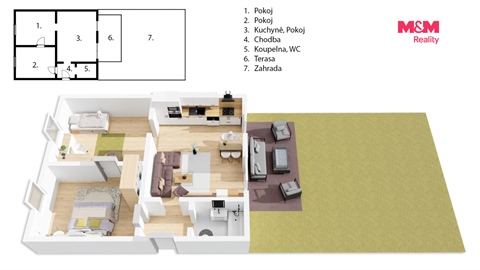 Prodej bytu 3kk, 72 m² - 18