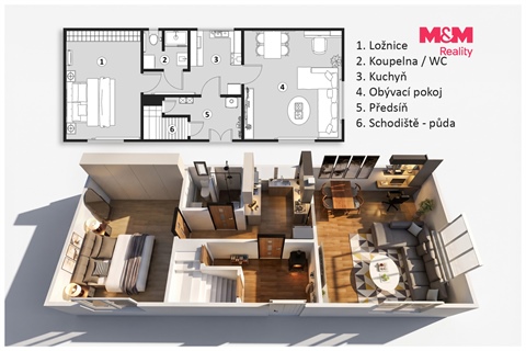 Prodej rodinného domu, 60 m² 12