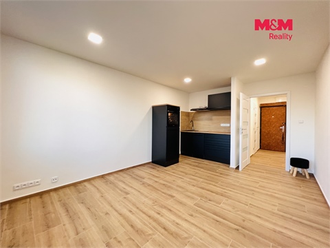 Pronájem bytu 1kk, 28 m² - 0