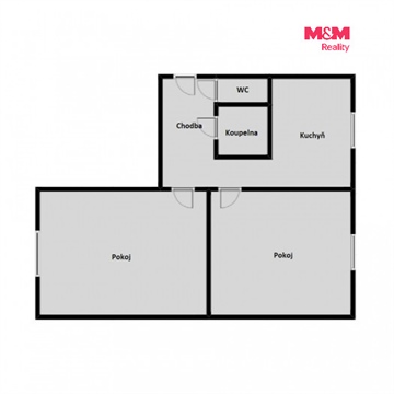 Prodej bytu 2+1, 59 m² - 4