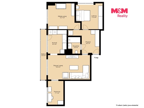 Prodej bytu 4+1, 78 m² 8