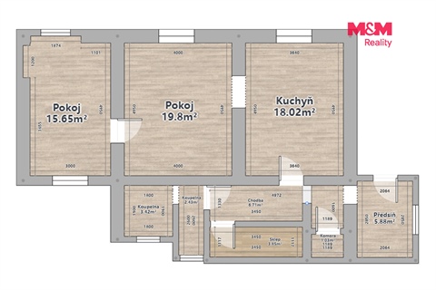 Pronájem rodinného domu, 72 m² 2
