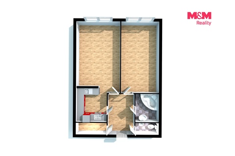 Prodej bytu 2kk, 65 m² 2