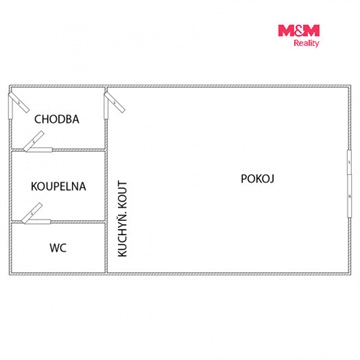 Pronájem bytu 1kk, 20 m² 4
