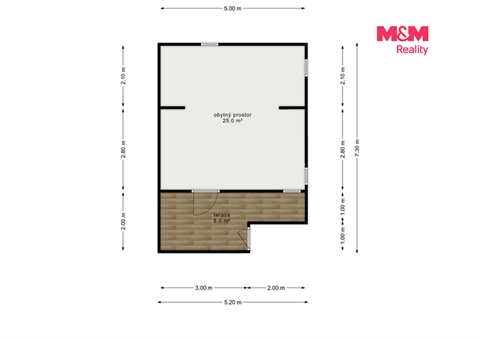 Prodej chaty / chapuly, 25 m² - 10