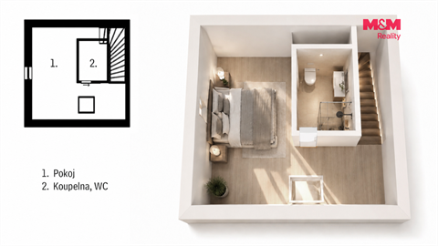 Prodej bytu 2kk, 54 m² 4