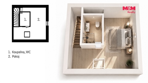 Prodej bytu 2kk, 54 m² 4