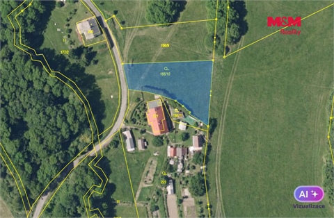 Prodej zahrady, 1 156 m² - 0