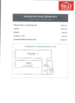 Prodej bytu 2kk, 64 m² 18