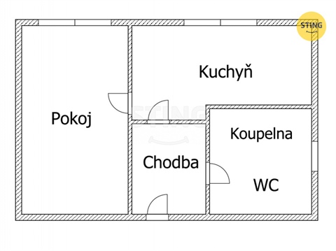 Prodej bytu 1+1, 28 m² 14