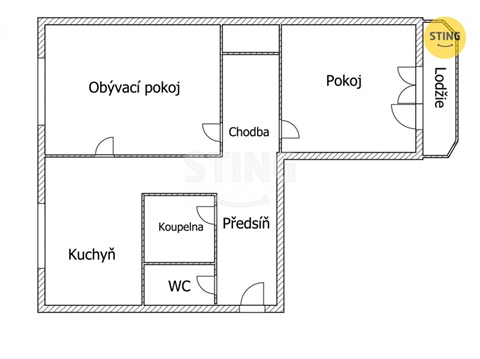 Pronájem bytu 2+1, 58 m² 14