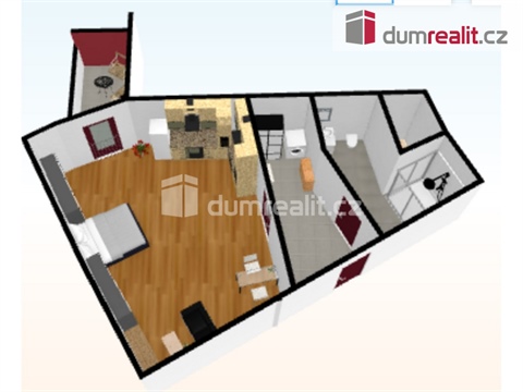 Pronájem bytu 1kk, 34 m² 10