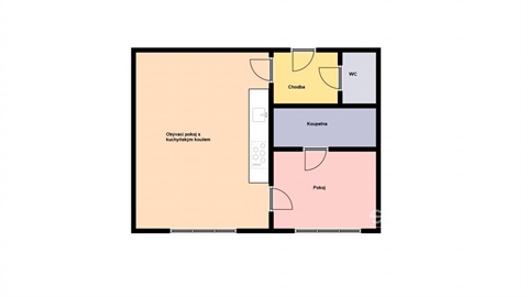 Pronájem bytu 1+1, 45 m² 8