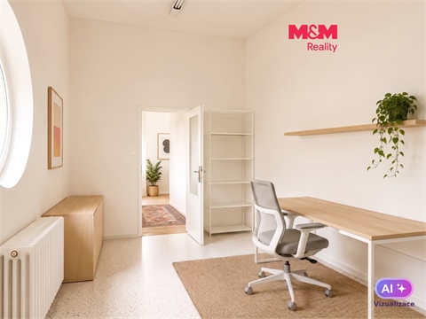 Pronájem kanceláře, 54 m² - 0