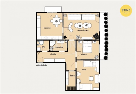 Prodej bytu 3+1, 68 m² 16
