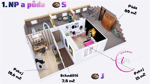 Prodej chaty / chapuly, 263 m² - 10