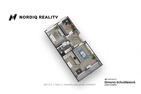 Prodej bytu 3+1, 73 m² - 4