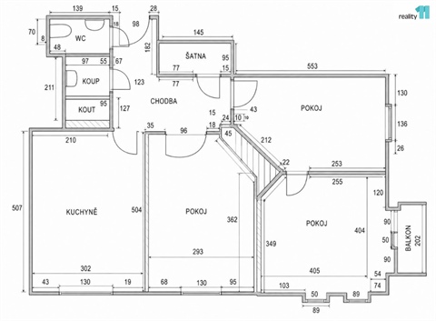 Pronájem bytu 3+1, 68 m² 20