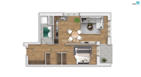 Prodej bytu 2kk, 60 m² 2