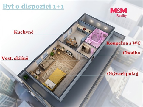 Pronájem bytu 1+1, 29 m² 4