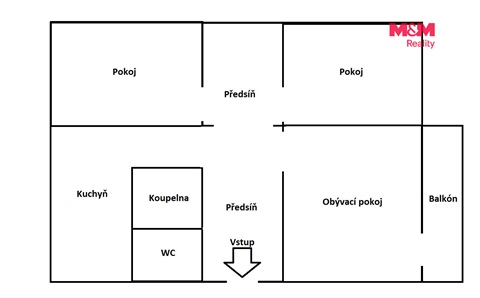 Pronájem bytu 3+1, 70 m² - 8