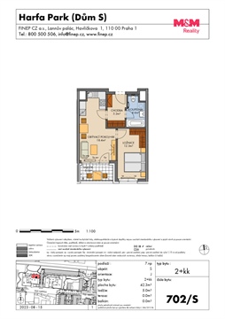 Pronájem bytu 2kk, 42 m² - 16