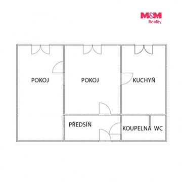 Prodej bytu 2+1, 43 m² - 10
