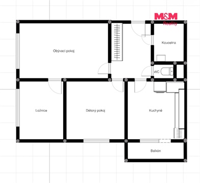 Pronájem bytu 3+1, 72 m² - 20