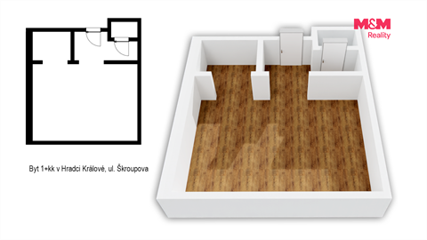 Prodej bytu 1kk, 34 m² 10