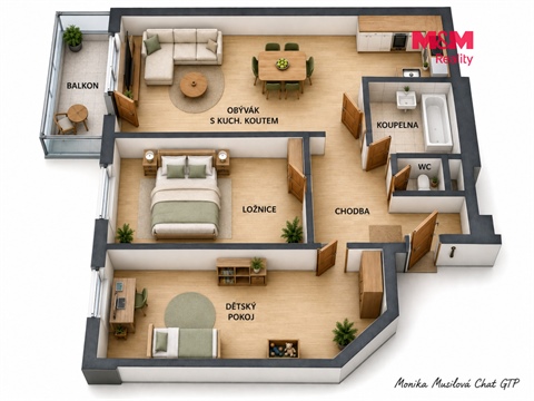 Prodej bytu 3kk, 79 m² - 10