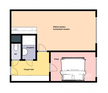 Prodej bytu 2kk, 43 m² 2
