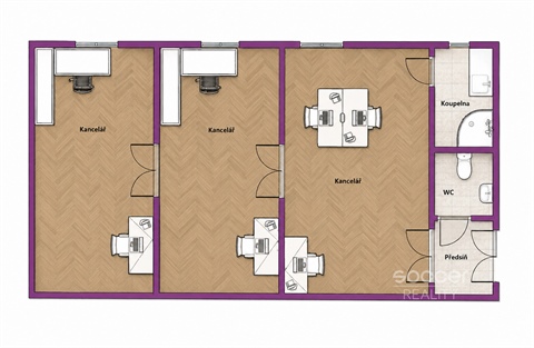 Pronájem bytu 3kk, 70 m² - 2