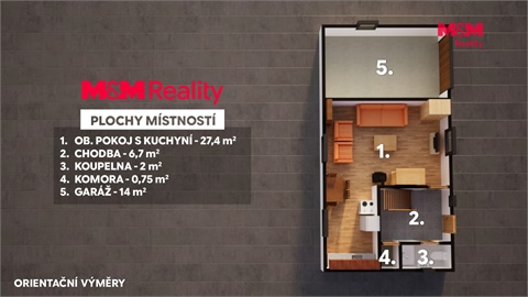 Prodej chaty / chapuly, 72 m² - 22