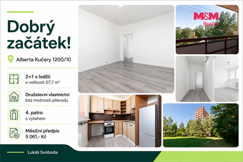 Prodej bytu 2+1, 58 m² - 2