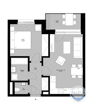 Pronájem bytu 2kk, 47 m² 8