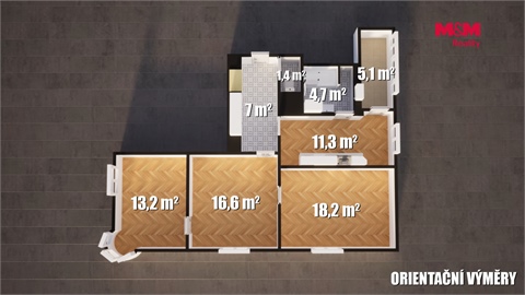 Prodej bytu 3+1, 73 m² 24