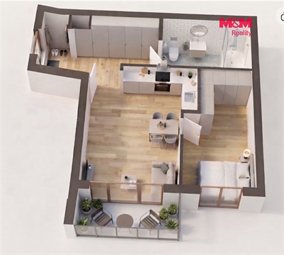 Pronájem bytu 2kk, 54 m² 10