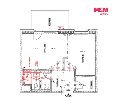 Prodej bytu 2kk, 39 m² - 2