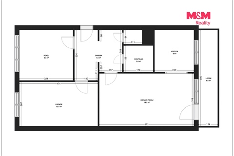 Prodej bytu 3+1, 63 m² - 10