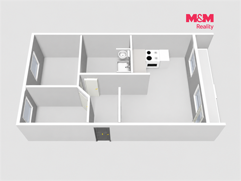 Prodej bytu 3kk, 54 m² - 8