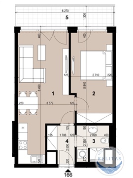 Pronájem bytu 2kk, 52 m² 16