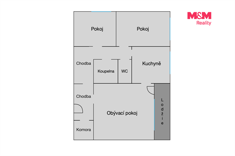 Prodej bytu 3+1, 62 m² 14