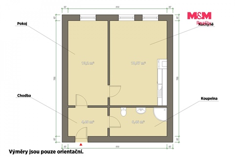 Prodej obchodních prostor, 46 m² - 0