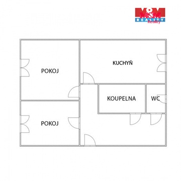 Pronájem bytu 2+1, 59 m² - 10
