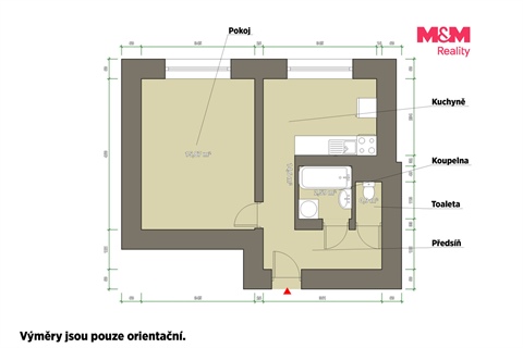 Pronájem bytu 1+1, 42 m² - 10