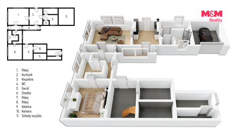 Prodej chaty / chapuly, 120 m² - 4