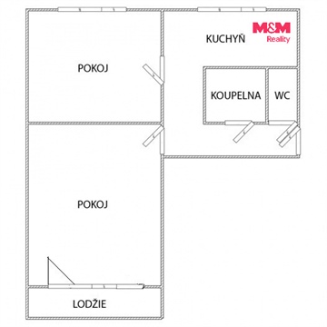 Pronájem bytu 2+1, 56 m² - 6