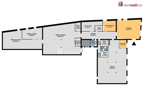 Pronájem výrobního objektu, 1 000 m² 2