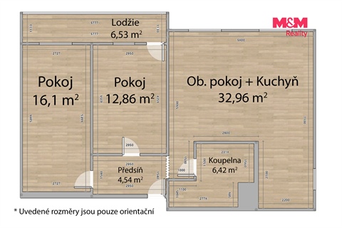 Prodej bytu 3kk, 76 m² - 0