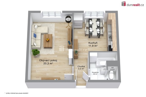 Prodej bytu 1+1, 41 m² - 4
